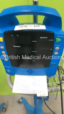 3 x GE Dinamap ProCare Monitors on Stands *1 x 400* (2 x Power Up, 1 x No Power) and 1 x Mindray MEC-1000 Monitor on Stand (Powers Up) *AQ-01134972* - 5