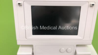 Hewlett Packard PageWriter XLi ECG Machine on Stand with 10 Lead ECG Leads (Powers Up with Blank Screen) - 4