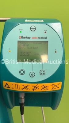 2 x Gambro Prismaflex Dialysis Machines - Software Version 7.21 - Running Hours 17239 / 16210 with Barkey Autocontrol Units (Both Power Up) *PA1597 / PA1603* - 6