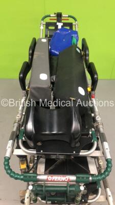 2 x Ferno Pegasus Hydraulic Ambulance Stretchers * Missing Mattresses * (Hydraulics Tested Working-1 x Missing 3 x Wheels-See Photos) - 3