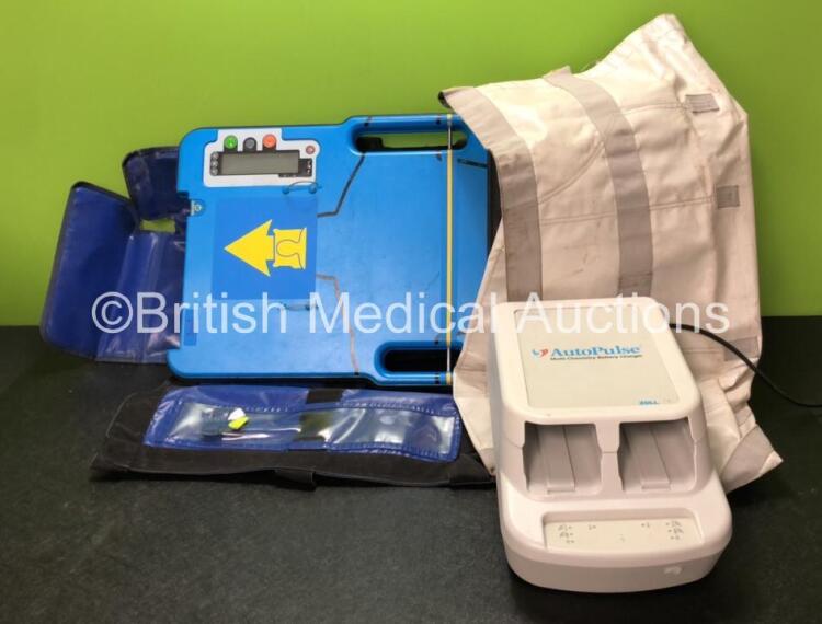 Zoll Autopulse Resuscitation System Model 100 *Mfd 2016* with 1 x Life Band Strap, 1 x Zoll Auto Pulse Multi Chemistry Battery Charger (Powers Up When Tested with Stock Battery-Battery Not Included)