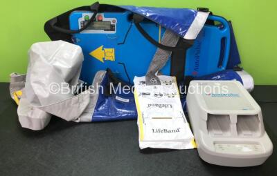 Zoll Autopulse Resuscitation System Model 100 *Mfd 2015* with 1 x Life Band Strap, 1 x Zoll Auto Pulse Multi Chemistry Battery Charger (Powers Up When Tested with Stock Battery-Battery Not Included)