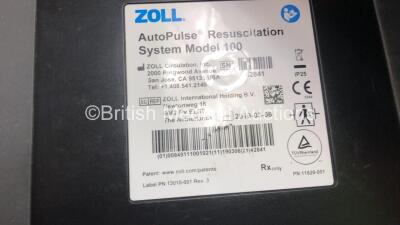 Zoll Autopulse Resuscitation System Model 100 *Mfd 2019* (Powers Up with User Advisory Error When Tested with Stock Battery-Battery Not Included, See Photo) - 3