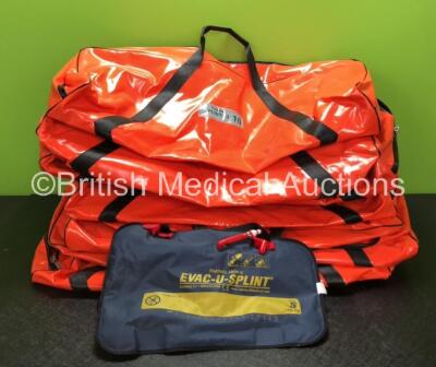 Job Lot of Various Ambulance Bags Including 9 x Ready Bag Splints 3 and 1 x Hartwell Medical Small Evac U Splint