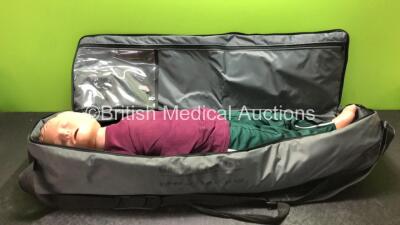 Laerdal Resusci Junior Training Manikin in Carry Bag (Carry Bag with Damage-See Photos)