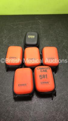 6 x Emma Emergency Capnometer Cases