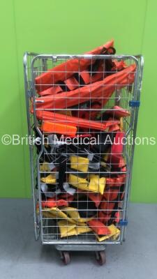 Job Lot Including Blocks, Straps and Fracture Splints (Cage Not Included)