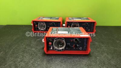 3 x Pneupac paraPAC 200D Ventilators *SN 1803098, 1601293, N/A*