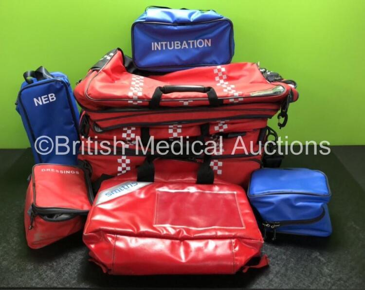 Job Lot of Various Ambulance Bags Including 3 x Openhouse Medical Rucksack / Bags