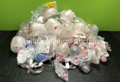 Job Lot of Various Respiratory Consumables (Mostly Ambu Resuscitators, Majority Expired)