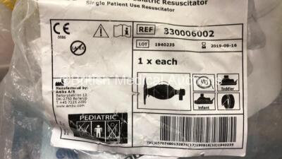 Job Lot of Various Respiratory Consumables (Mostly Ambu Resuscitators, Majority Expired) - 4