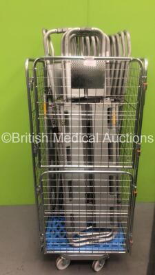 15 x Aluminium Scoop Stretchers (Cage Not Included)