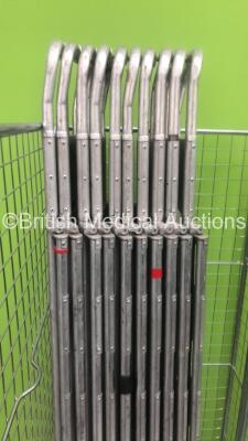 9 x Aluminium Scoop Stretchers (Cage Not Included) - 2