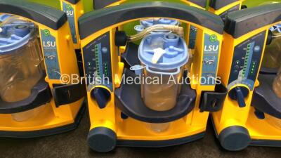 6 x Laerdal LSU Suction Units with 6 x Cups and 6 x Batteries (All Power Up) *SN 78191185017 / 78231074195 / 78320962976 / 78081465015 / 78180959636 / 78191184996* - 3