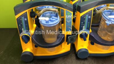 6 x Laerdal LSU Suction Units with 6 x Cups and 6 x Batteries (All Power Up) *SN 78080893441 / 78310962649 / 78481474780 / 78191184983 / 78081465039 / 78311470879* - 2