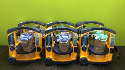 6 x Laerdal LSU Suction Units with 6 x Cups (All Power Up)