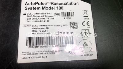 Zoll AutoPulse Resuscitation System Model 100 *Mfd 2015* with 1 x Life Band Strap, 1 x Zoll Auto Pulse Multi Chemistry Battery Charger (Powers Up When Tested with Stock Battery-Battery Not Included) - 5