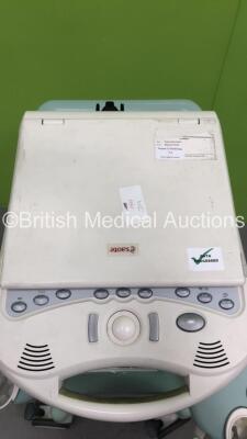 Esaote MyLab25Gold Portable Ultrasound Scanner Ref 970 7340 000 System Software RES 1.01 ODS13.10 STD 13.11 with Mitsubishi P91 Printer (Powers Up) * SN 04715 * * Mfd 2011 * - 5