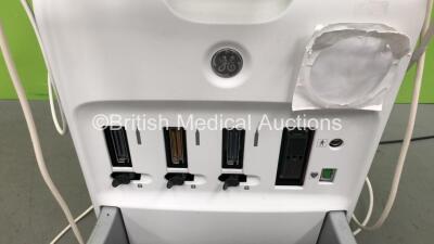 GE Vivid S6 Flat Screen Ultrasound Scanner with 5 x Transducers/Probes (1 x 12L-RS * Mfd Oct 2010 *,1 x 10S-RS * Mfd October 2010 *,1 x i12L-RS * Mfd August 2010 *,1 x 6S-RS * Mfd October 2010 * and 1 x 8C-RS * Mfd March 2013 *) and Sony Digital Graphic P - 4