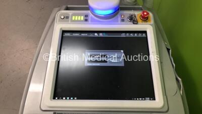 DRGEM Topaz-32D Mobile X-Ray with DRGEM Wireless Digital Flat Panel Detector Model Mano4336W (Powers Up with Key - Key Included - Damage to Machine - See Pictures) *S/N DRK2050132A* **Mfd 05/2020** - 3