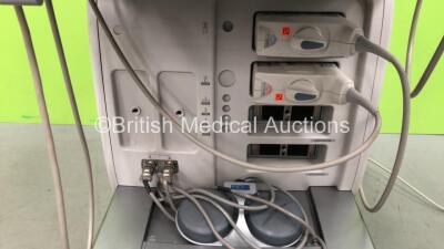 Toshiba Aplio 400 Flat Screen Ultrasound Scanner Software Version AB_V3.00*R005 with 2 x Transducers/Probes (1 x PLT-1204BT * Mfd Sept 2010 * and 1 x PLT-704SBT * Mfd April 2008 *),Footswitch and Sony Digital Graphic Printer UP-D897 (Powers Up-Missing Mo - 3