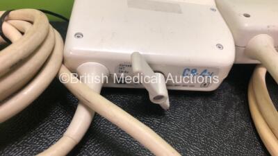 Job Lot Including 1 x Philips L12-5 Ultrasound Transducer / Probe, 1 x ATL C8-4v Ultrasound Transducer / Probe, 1 x ATL C5-2 Ultrasound Transducer / Probe and 1 x ATL C7-4 Ultrasound Transducer / Probe (All Untested) - 4