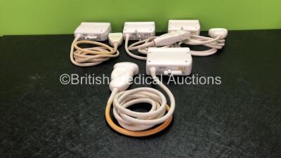 Job Lot Including 2 x Philips C5-2 Ultrasound Transducers and 2 x Philips L12-5 Ultrasound Transducers / Probe (All Untested)