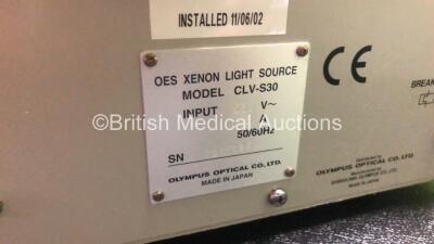 Olympus CLV-S30 Xenon Light Source with Leica Camera Control Unit (Powers Up with Good Bulb) - 3