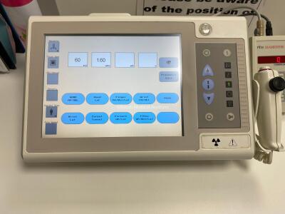 GE Proteus XR/a X-ray Bucky *Mfd - 2011* Includes: Proteus Elevating Table, Overhead Bucky Proteus OTS Assembly, Diagnostic X-ray Wall Stand, Proteus System Cabinet 50KW, Ceiling Rails and GE Operator Console System has been professionally removed; system - 14