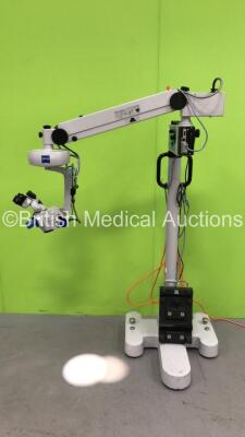 Zeiss OPMI VISU 150 Surgical Microscope with 2 x 12,5 x Eyepieces,1 x f 170 Binoculars,1 x f 175 APO Lens and Footswitch on Zeiss S5 Stand (Powers Up with Good Bulb) * SN 332690 *