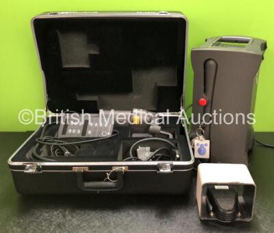 Lumenis Selecta II Ref 0640-940-05 SLT Laser with Lumenis Selecta II Ref 0640-972-01 SLT Laser Aperture, Footswitch and Key (Powers Up) *SN 001-511176 / 011-511166*