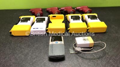 Mixed Lot Including 4 x EZ-IO G3 Power Drivers, 4 x BCI 3301 Pulse Oximeters in Yellow Cases,1 x Nonin Medical Model 2500 Pulse Oximeter and 1 x Phase In Ref 800101 CO2 Gas Analyzer