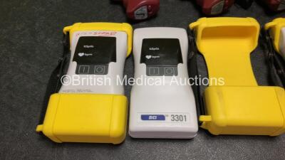 Mixed Lot Including 4 x EZ-IO G3 Power Drivers, 4 x BCI 3301 Pulse Oximeters in Yellow Cases,1 x Nonin Medical Model 2500 Pulse Oximeter and 1 x Phase In Ref 800101 CO2 Gas Analyzer - 3