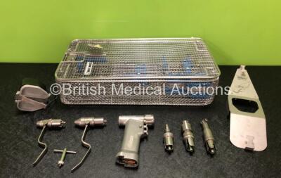 Job Lot Including 1 x ConMed Linvatec Hall Power Pro 6202 Handpiece, 1 x Hall PowerPro 2038 AO Drill Attachment, 1 x Hall PowerPro 2041 6.5mm Jacobs Chuck, 1 x Hall PowerPro 2043 Sagittal Saw Attachment, 1 x Hall PowerPro 6228 Wire Driver, 1 x Hall PowerP