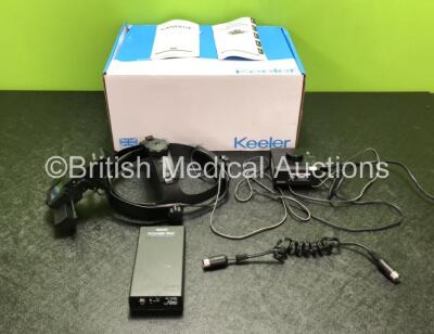 Keeler Vantage Ref 1202-P-6106 Indirect Ophthalmoscope with Power Supply and Accessories (Suspected Blown Bulb) *SN 99785*