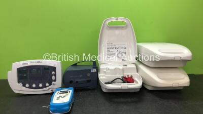 Mixed Lot Including 1 x Welch Allyn 53N00 Patient Monitor (Powers Up) 1 x Pari Turbo Boy SX Nebulizer (Powers Up) 1 x Masimo Rad 5 Pulse Oximeter (Untested Due to Possible Flat Batteries) 3 x Philips Respironics Porta Neb Nebulizer (Powers Up) *SN N10312