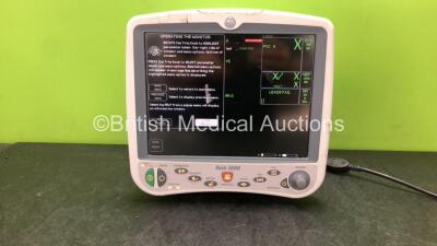 GE Dash 5000 Patient Monitor Including ECG, NBP, CO2, BP1/3, BP2/4, Temp/CO, CO2 and Printer Options (Powers Up )