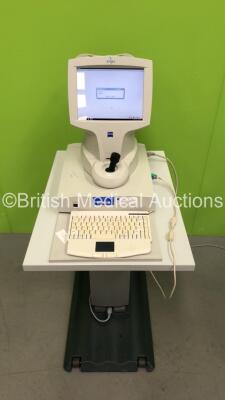 Zeiss Atlas 9000 Corneal Topography System on Motorized Table with Keyboard Software Version 3.0.2.0 (Powers Up) *3468*