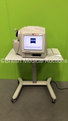 Zeiss Cirrus HD-OCT Spectral Domain Technology Model 400 on Motorised Table with Keyboard (Powers Up - Hard Drive Removed) *na* - 2