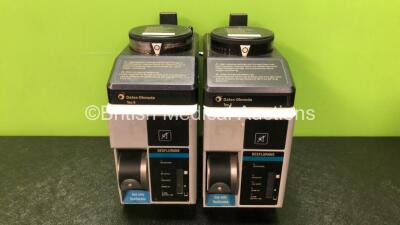 2 x Datex Ohmeda Tec 6 Desflurane Vaporizers