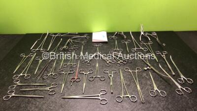 Job Lot of Surgical Instruments in Tray