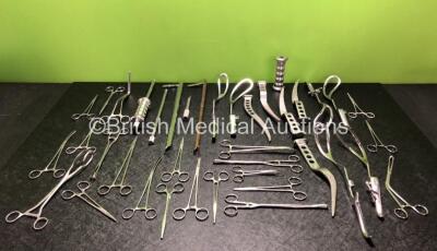 Job Lot of Surgical Instruments in Tray