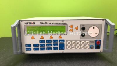 Metron QA-90 Mk II Safety Analyzer Software Version 4.05 (Powers Up when Tested with Stock Power Supply-Power Cable Not Included)