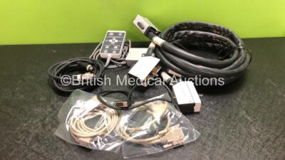 Job Lot Including 1 x Olympus MAJ-1890 Remote Control, 2 x Olympus Connecting Cables and 1 x Olympus UPD Cable