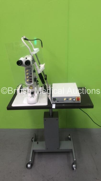 Lumenis Aura II Ophthalmic Laser System on Stand with Key (Powers Up) * SN Y32799*