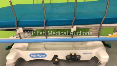 4 x Hill-Rom Transtar Patient Trollies with Mattresses - Only 1 Bed Pictured (Hydraulics Tested Working) - 4