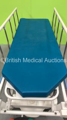 4 x Hill-Rom Transtar Patient Trollies with Mattresses - Only 1 Bed Pictured (Hydraulics Tested Working) - 5