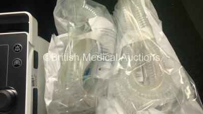 Lowenstein Medical Prisma VENT50-C Ventilator *Mfd - 2020* with Prisma VENT AQUA Humidifier, 2 x Disposable Breathing Tube Systems, Carry Case, User Manual and Trolley (Ventilator and Trolley Unused and in Original Packaging, Stock Photo Used) - 6