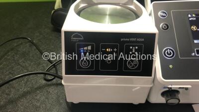 Lowenstein Medical Prisma VENT50-C Ventilator *Mfd - 2020* with Prisma VENT AQUA Humidifier, 2 x Disposable Breathing Tube Systems, Carry Case, User Manual and Trolley (Ventilator and Trolley Unused and in Original Packaging, Stock Photo Used) - 4