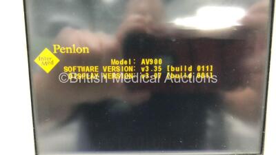 InterMed Penlon Prima SP Anaesthesia Machine with InterMed Penlon AV 900 Ventilator Software Version v.3.35 (Build 011 ) / Display Version v3.07 (Build 01) O2 Monitor and Hoses (Powers Up) *SP0603 02* - 6